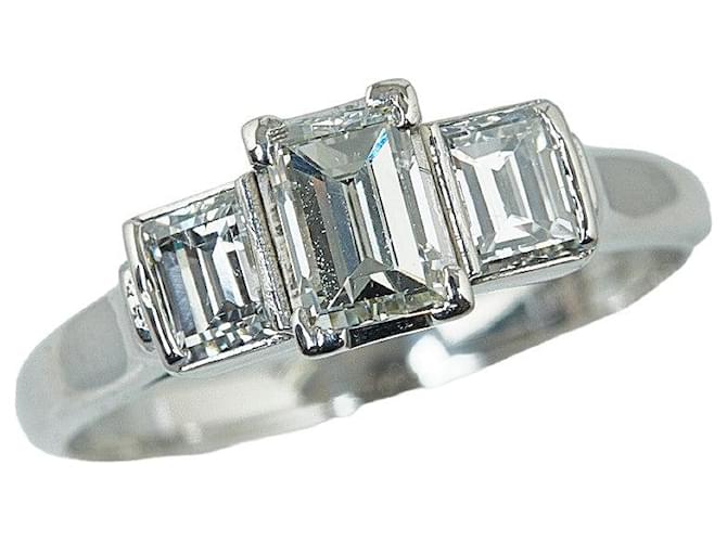 & Other Stories Outro anel de diamante de platina Anel de metal em bom estado  ref.1371000