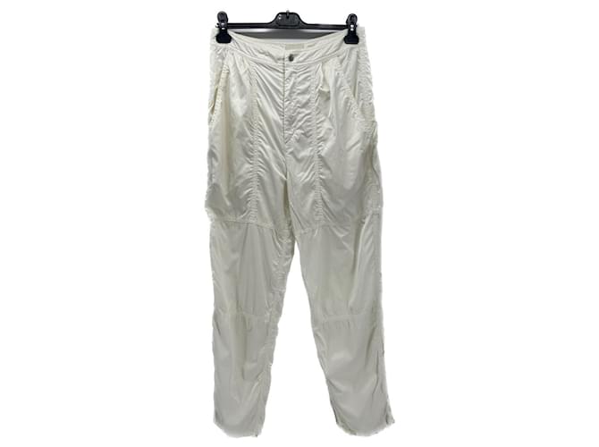 ISABEL MARANT Pantalon T.International S Polyester Blanc  ref.1371081