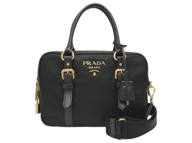 Prada Tessuto Negro Sintético  ref.1371199