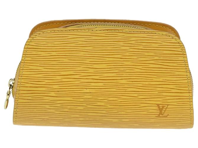Louis Vuitton Dauphine Yellow Leather  ref.1371242