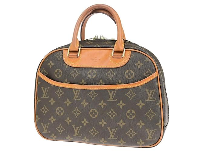 Louis Vuitton Trouville Marrone Tela  ref.1371248