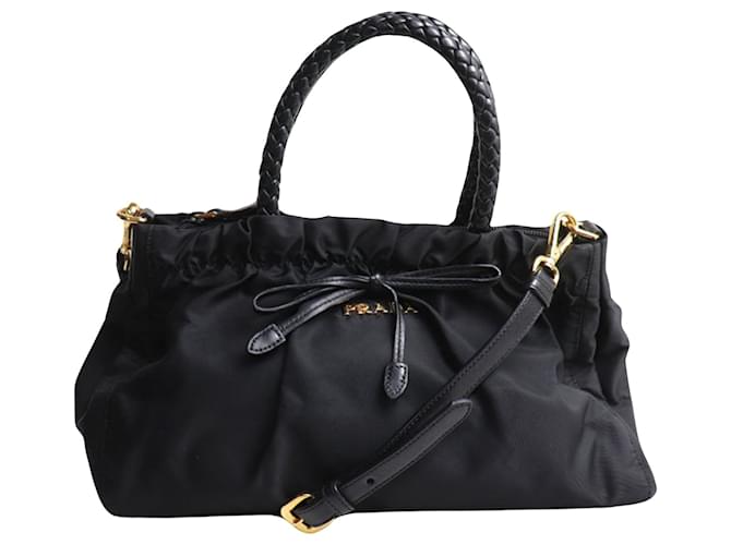 Prada Tessuto Black Synthetic  ref.1371285