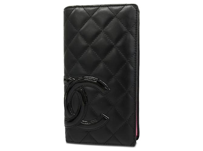 Chanel Cambon Black Leather  ref.1371314