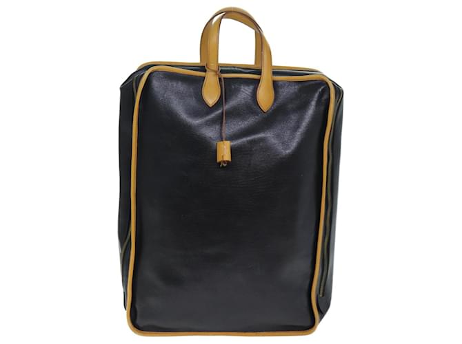 Hermès -- Black Leather  ref.1371344