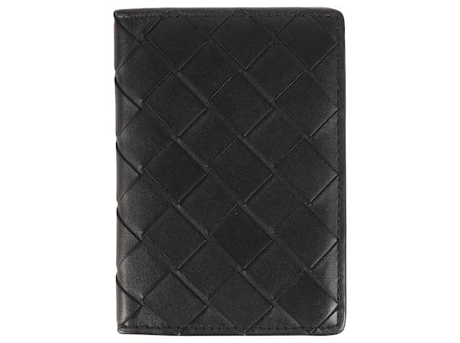 Bottega Veneta Intrecciato Black Leather  ref.1371371