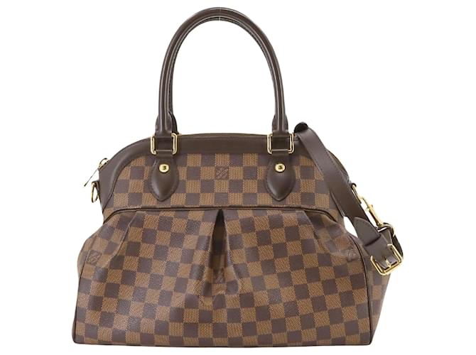 Louis Vuitton Trevi Brown Cloth  ref.1371372