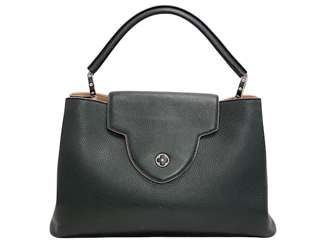 Louis Vuitton Capucines Nero Pelle  ref.1371446