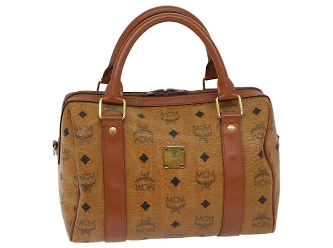 MCM Visetos Brown Leather  ref.1371447