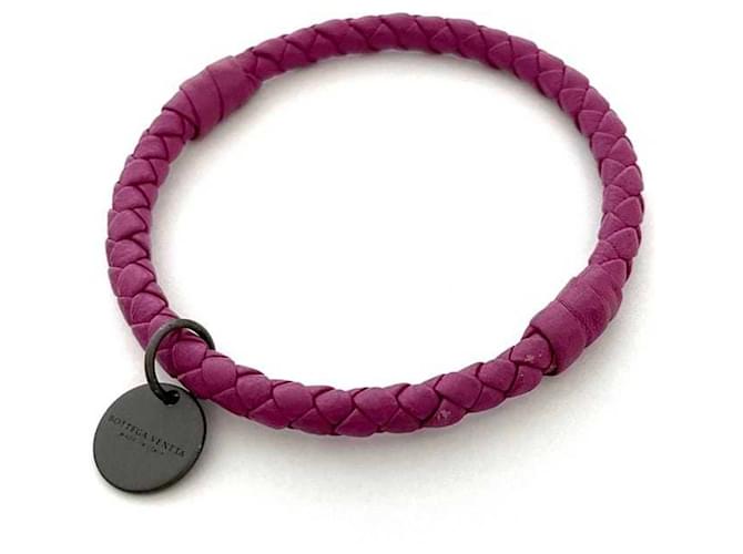 Bottega Veneta Intrecciato Purple Leather  ref.1371449