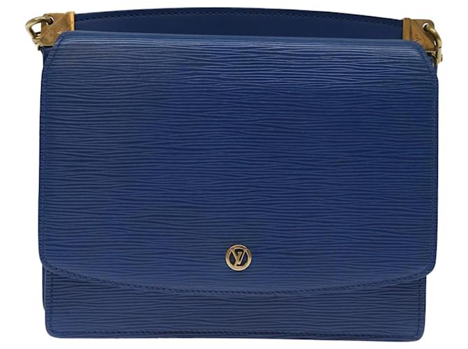 Louis Vuitton Grenelle Azul Cuero  ref.1371457