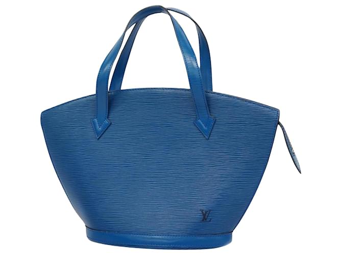 Louis Vuitton Saint Jacques Azul Couro  ref.1371529