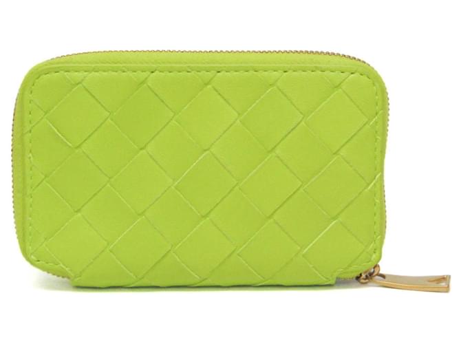 Bottega Veneta Intrecciato Cuir Vert  ref.1371667