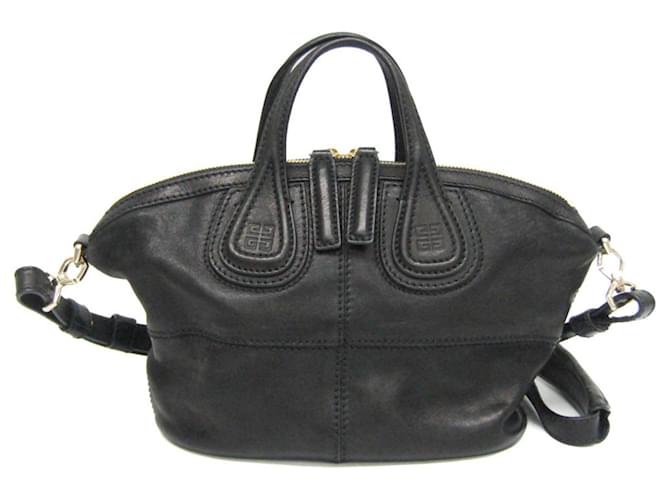 Givenchy Nightingale Black Leather  ref.1371674