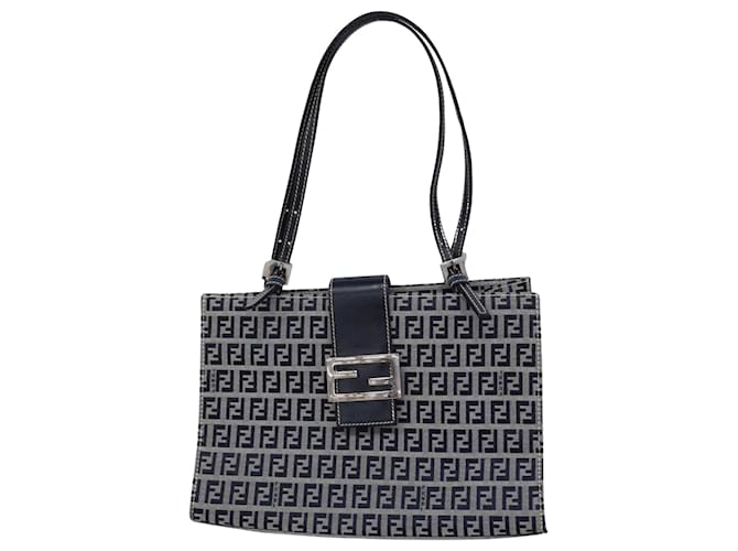 Fendi Zucchino Blu navy Tela  ref.1371685