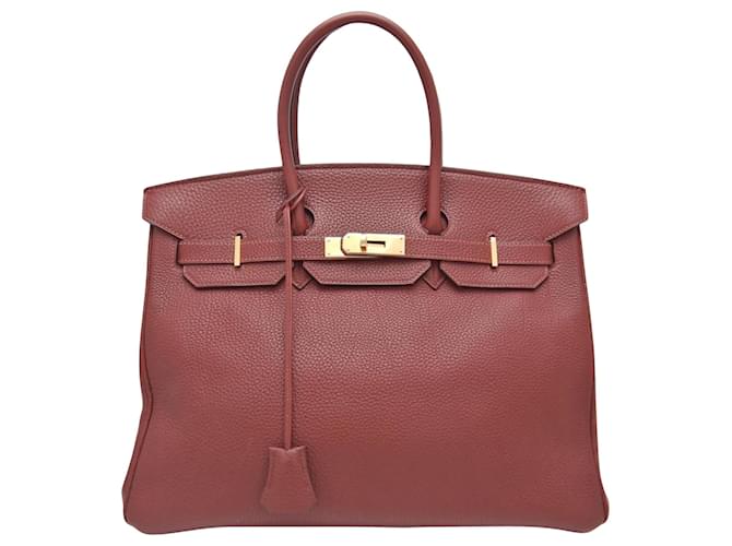 Hermès Birkin 35 Rosso Pelle  ref.1371729