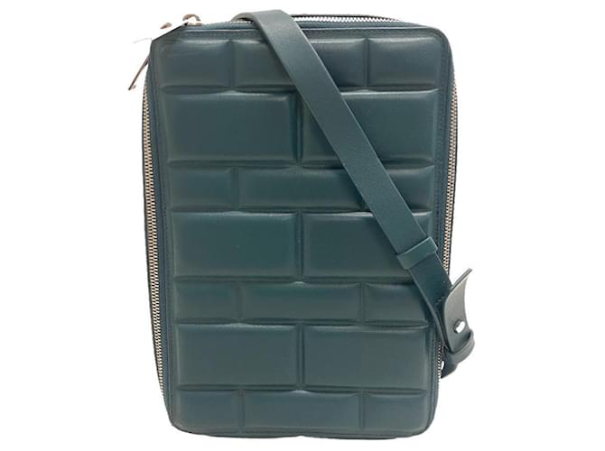 Bottega Veneta Bloc Green Leather  ref.1371770