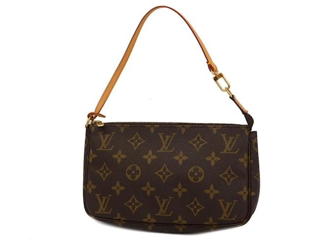 Louis Vuitton Pochette Accessoire Brown Cloth  ref.1371783