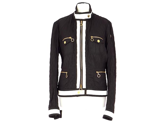 Moncler Viste / Blazer Negro Poliamida  ref.1371965