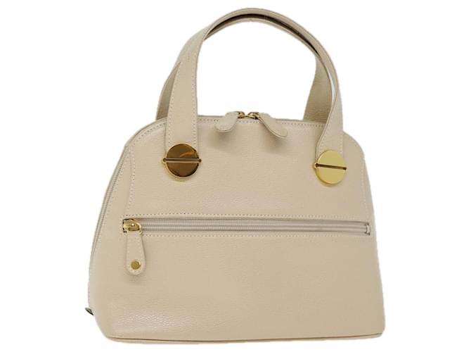 GIVENCHY Hand Bag Leather Beige Auth bs14017  ref.1372114