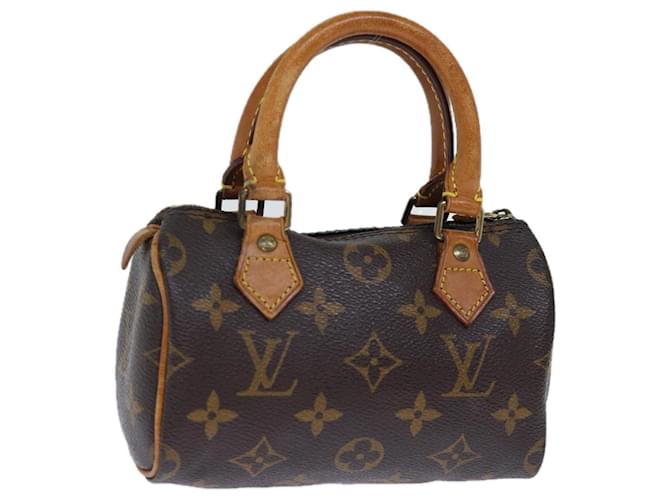 LOUIS VUITTON Monogram Mini Speedy Hand Bag M41534 LV Auth 73281 Cloth  ref.1372143