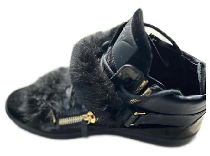 Giuseppe Zanotti Sneakers Black Patent leather  ref.1372191
