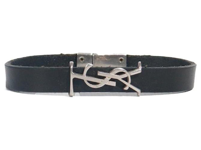 SAINT LAURENT Bracelets T. Métal Noir  ref.1372200