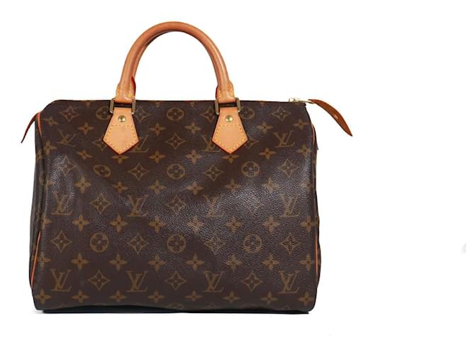 Speedy LOUIS VUITTON  Handbags T.  Leather Brown  ref.1372201