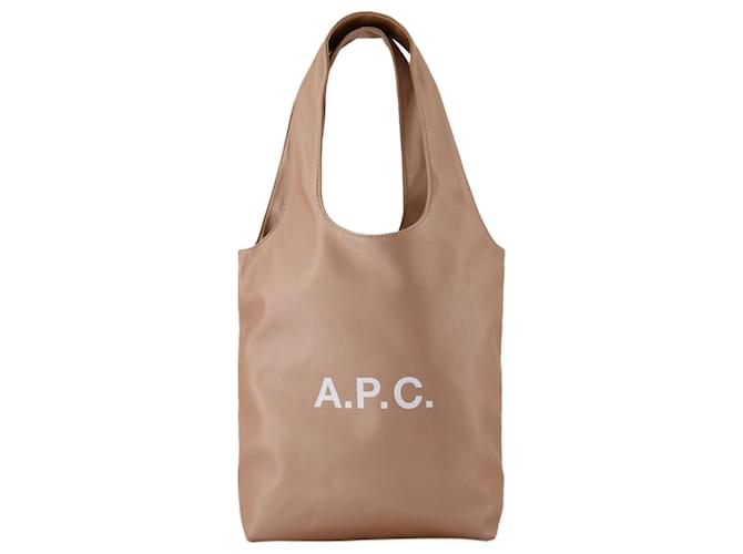 Apc Ninon Small Tote Bag - A.P.C. - Synthetic Leather - Pink Leatherette  ref.1372247