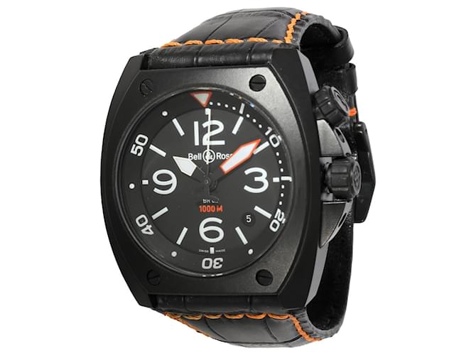 Bell & Ross Marine Pro Diver BR02-20 Men's Watch in  PVD Multiple colors Plastic  ref.1372253