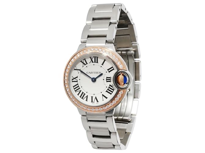 Montre Cartier Ballon Bleu WE902079 pour femme en acier inoxydable 18 carats/or rose Métal Argenté Métallisé  ref.1372309