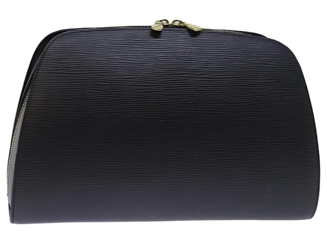 LOUIS VUITTON Epi Dauphine GM Cosmetic Pouch Black M48432 LV Auth 71597 Leather  ref.1372442