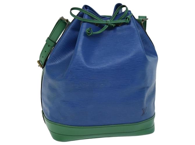 LOUIS VUITTON Epi Noe Shoulder Bag Bicolor Green Blue M44044 LV Auth 72194 Leather  ref.1372466