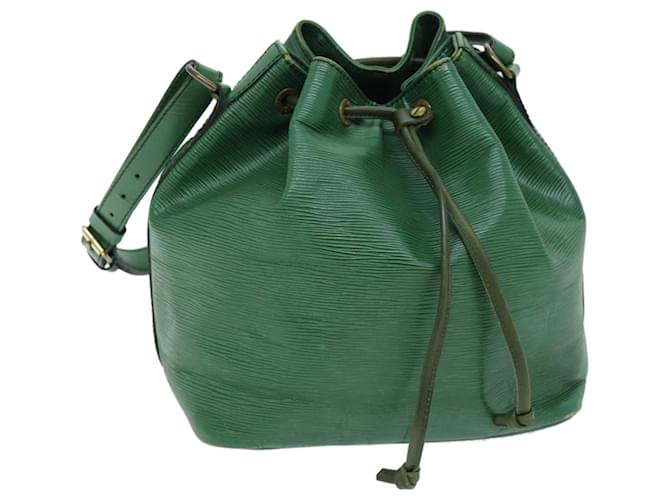 LOUIS VUITTON Epi Petit Noe Shoulder Bag Green M44104 LV Auth 72193 Leather  ref.1372531