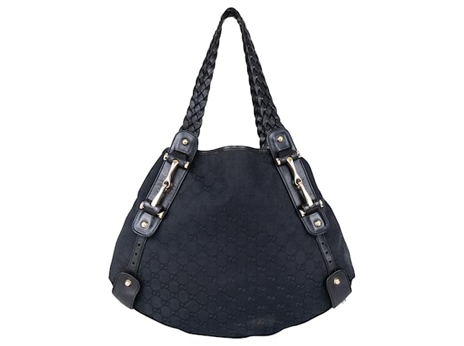 Bolsa Gucci Nova Coleção Abbey GG Monograma Preto Lona  ref.1372589