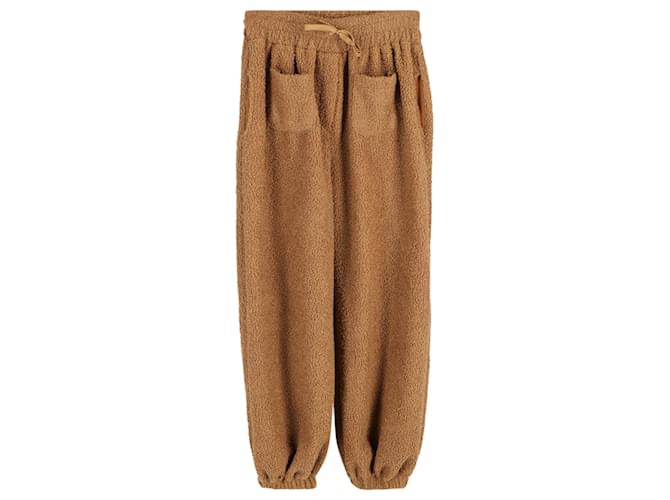 Autre Marque Frankie Shop Pantalones deportivos Fuzzy de poliéster marrón Castaño  ref.1372615