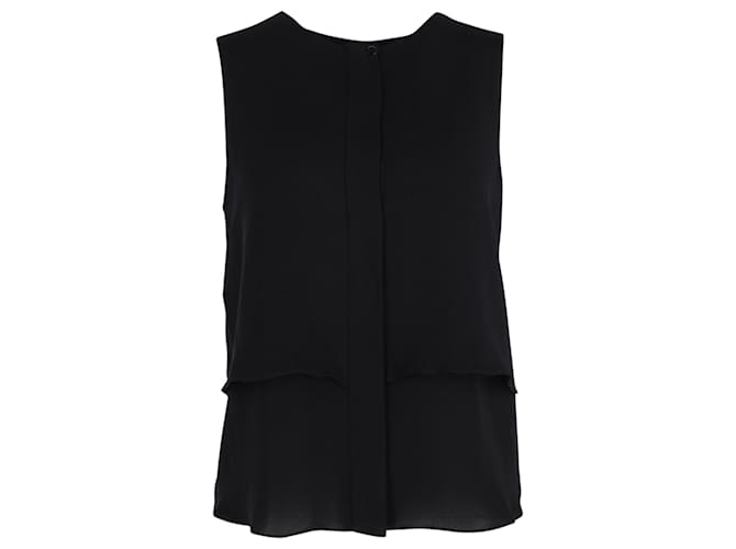 Theory Sleeveless Top in Black Viscose Cellulose fibre  ref.1372618