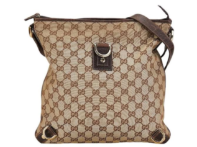 Gucci GG Canvas Abbey Crossbody Bag Canvas Crossbody Bag 131326 in Good condition Cloth  ref.1372646