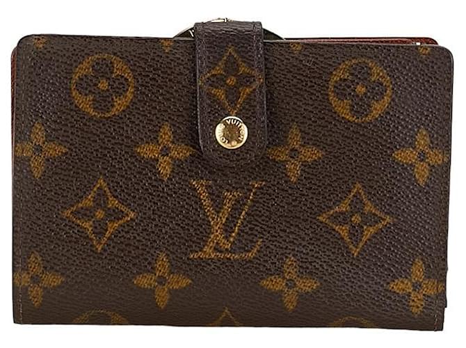 Louis Vuitton Porte Monnaie Viennois Bifold Wallet Canvas Long Wallet M61663 in Good condition Cloth  ref.1372654