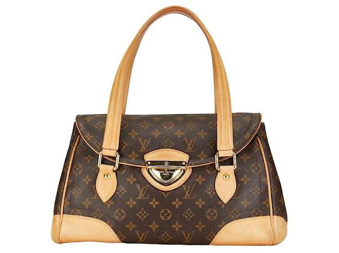 Louis Vuitton Pochette Beverly Canvas Shoulder Bag M40122 in Good condition Cloth  ref.1372655