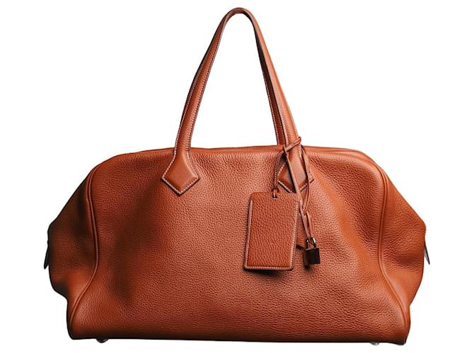 Hermès Hermes Brown 44 2011 Victoria bag Leather  ref.1372789