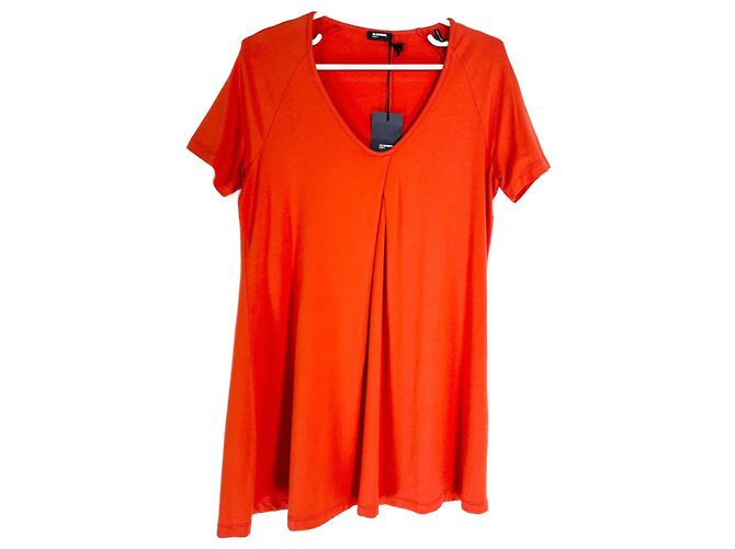 Camiseta Jil Sander Navy laranja