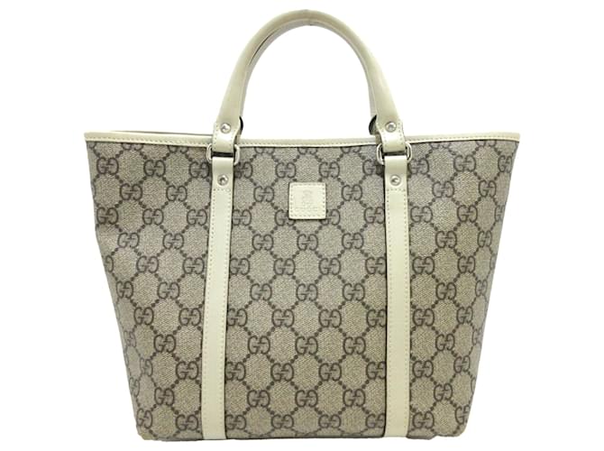 Gucci Brown GG Supreme Children's Handbag Beige Cloth Cloth  ref.1372812