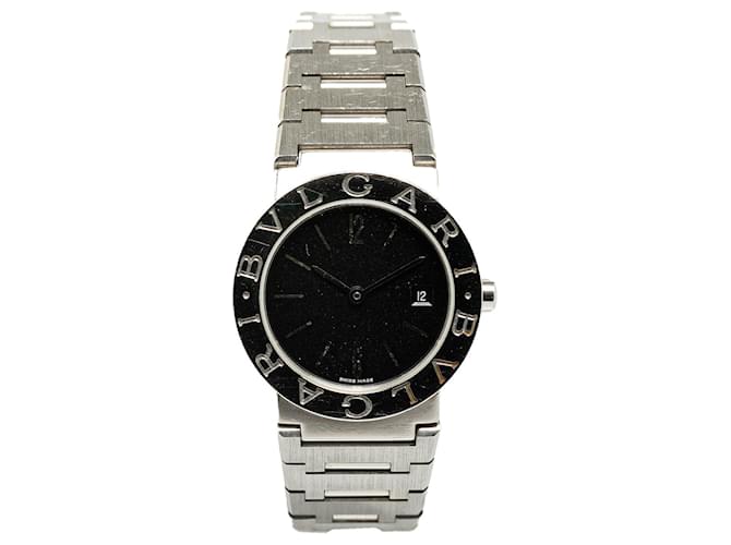 Bulgari Bvlgari Silver Quartz Stainless Steel Bvlgari Bvlgari Watch Silvery Metal  ref.1372835