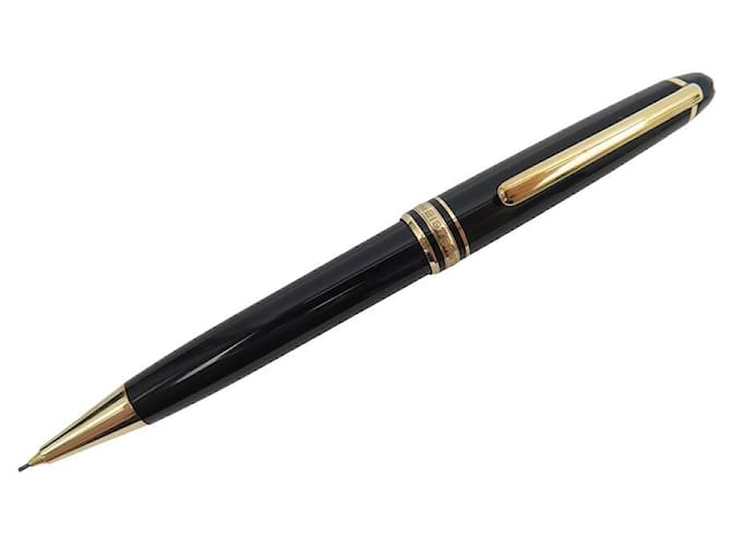 CANETA MECÂNICA CLÁSSICA VINTAGE MONTBLANC MEISTERSTUCK MB12737 PRETA Preto Resina  ref.1372894