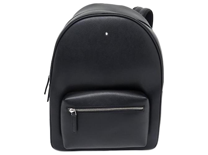 NUEVA MOCHILA MONTBLANC ZAINO MEISTERSTUCK 116736 MOCHILA DE PIEL SARTORIAL Negro Cuero  ref.1372945