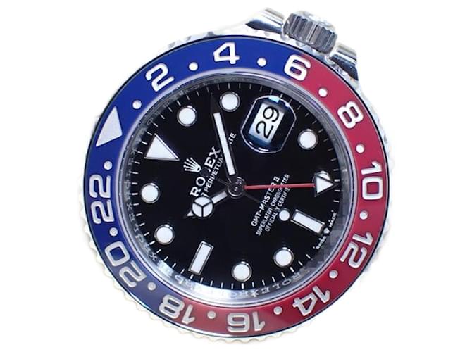 ROLEX GMT MasterII lunette bleue rouge Jubilee Bracelet 126710BLRO homme inutilisé Acier Argenté  ref.1373118