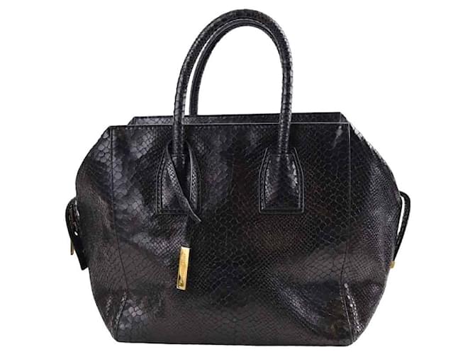 Stella Mc Cartney Tote Cerf de couro Preto  ref.1373128