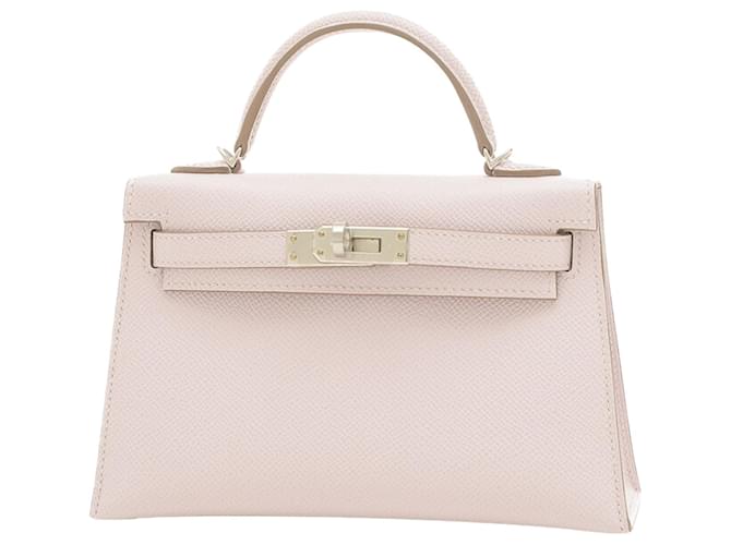 Hermès Hermes Kelly Rosa Couro  ref.1373199