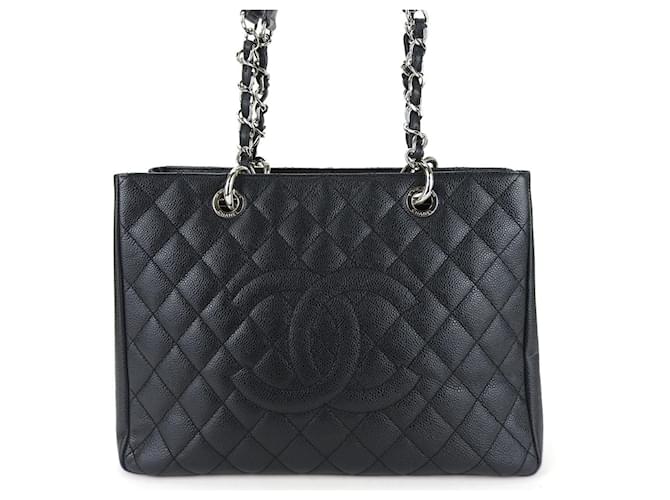 Chanel Grand Shopping Black Leather  ref.1373265