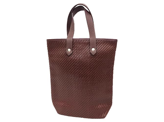 Hermès Cabas Brown Leather  ref.1373371